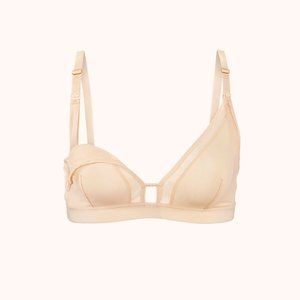 LIVELY Mesh Trim Maternity Bralette Size XS